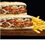 2 Bondiola de cerdo junior + papas