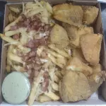 Tilápia com fritas