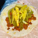 Taco de longaniza