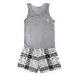 Pijama Regata em Meia Cinza