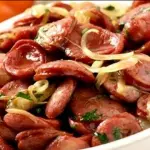 Calabresa acebolada