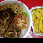 Bife com fritas
