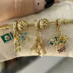 Pulseras estilo Pandora 5 dijes