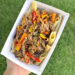 Penne com Carne louca