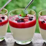 Gelatina de yogurt