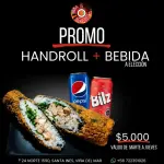 HANDROLL + BEBIDA