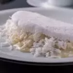 Tapioca coco com queijo