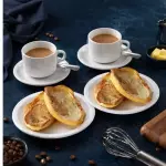 Café pingado c/ pão na chapa