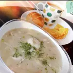 CALDO CON HUEVO