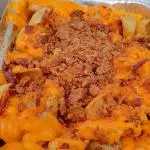 BATATA CHEDDAR CREMOSO E BACON