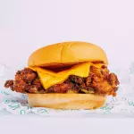 Chicken Cheese + Papas Fritas