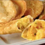 Pastel de camarão porção