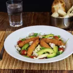 Langostinos y Palta