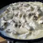 Filé em Tiras (ao Molho Gorgonzola)