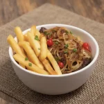 Bife  de panela com fritas