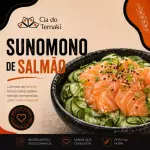Sunomono de salmão