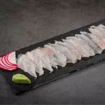Carpaccio d tilápia ao molho cítrico