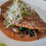 Omelette de garbanzo