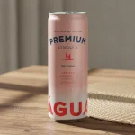 Água na lata com gás