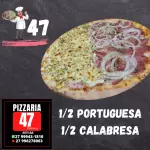 1/2 portuguesa 1/2 calabresa
