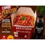 Fettuccine ao Molho Vermelho ( Combo )