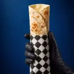 BURRITO DE FRIJOLES CON QUESO.
