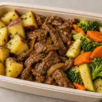 Prato 2- Carne em tiras com batata