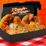 Dois Donuts frango + 2 porções!!