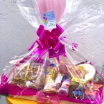 Cesta Café da manhã bandeja Rosa