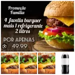 4 favela Burger+ antartica 2litros(cópia)