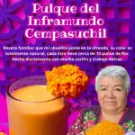 Pulque Cempasuchil del inframundo
