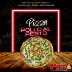 Pollo Pesto.  23 cm(1 a 2 personas).