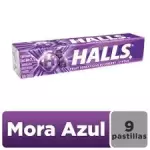 Halls en barra sabor mora azul