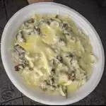 Carne Trinchada ao Molho Branco