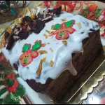 Cake especiado de zanahoria-naranja