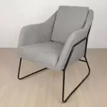 Sillón Montana Chenille Gris claro