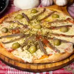 Muzza con Anchoas