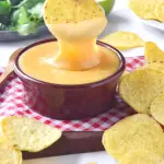 Salsa de queso Cheddar