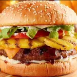 Hamburguesa hawaiana