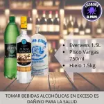 Pisco Vargas+Evervess+hielo