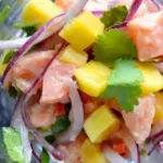 Ceviche de Salmão 100 gramas