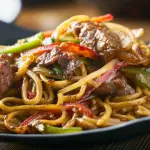 Yakissoba de Frango com Carne