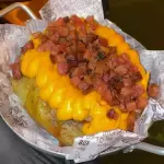 Batata recheada Bacon