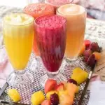 Jugos en agua