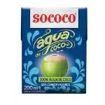 Gelo em caixa de água de coco