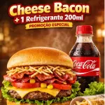 Cheese Bacon + 1 Refrigerante 200ml