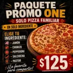 PROMO ONE (PIZZA FAMILIAR)