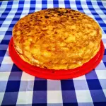 Tortila Papa Rellena Jamon y Queso