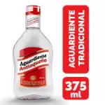 Media Aguardiente. guaro Rojo 375mL