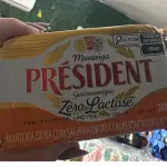 Manteiga President zero lactose